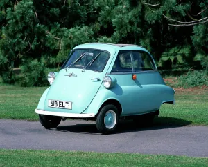 Three Wheeled Prints: 1962 BMW Isetta 300 Super Plus car