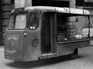 Commercial Gallery: 1962 Wales & Edwards electric milk float. Creator: Unknown