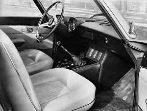 1963 Alfa Romeo 2600 Coupe Speciale interior by Pininfarina. Creator: Unknown