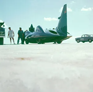World Prints: 1963 Bluebird CN7 at Lake Eyre, Australia