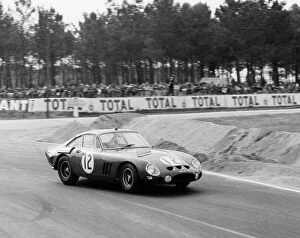 Retro Gallery: 1963 Ferrari 250 GTO driven by Sears / Salmon at Le Mans. Creator: Unknown