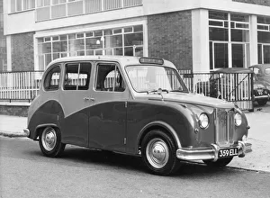 Commercial Vehicles Prints: 1963 Winchester Mk1 taxi cab. Creator: Unknown