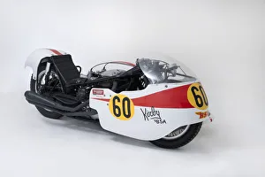Sidecar Prints: 1964 Kirby BSA Sidecar outfit. Creator: Unknown