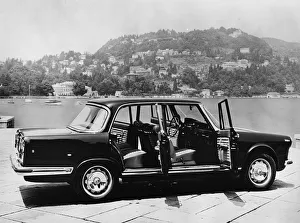 Sedan Prints: 1965 Alfa Romeo 2600 Berlina. Creator: Unknown