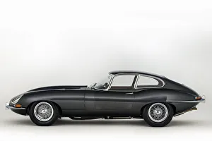 E Type Prints: 1965 Jaguar E type 4. 2 fixed head coupe. Creator: Unknown