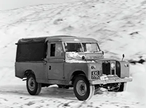Winter Collection: 1965 Land Rover 109 series 2. Creator: Unknown