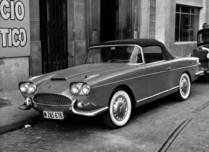 Georgano Prints: 1965 SEAT 1400 GT convertible. Creator: Unknown