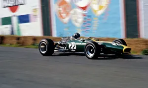 Graham Prints: 1967 Belgian Grand Prix. Graham Hill in Lotus 49
