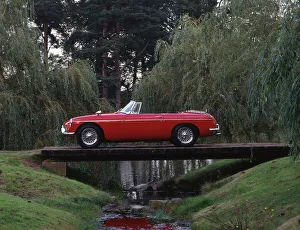 Uk British Prints: 1967 MG B Roadster