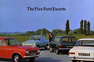 Ford Prints: 1968 Ford Escort brochure. Creator: Unknown