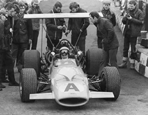 Wing Gallery: 1969 McLaren 10A prototype, Bruce McLaren. Creator: Unknown