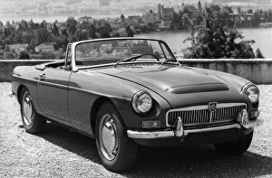 Convertible Prints: 1969 MGC type Roadster. Creator: Unknown