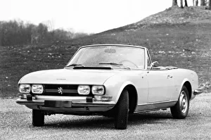 Cabriolet Gallery: 1969 Peugeot 504 cabriolet. Creator: Unknown