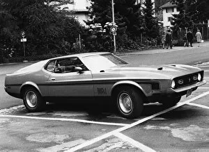 Seventies Gallery: 1972 Ford Mustang Mach 1. Creator: Unknown