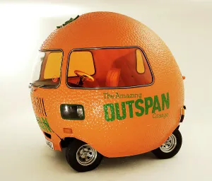 Oranges Prints: 1972 Mini Outspan Orange