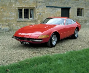 Front Three Quarters Prints: 1973 Ferrari Daytona 365 GTB