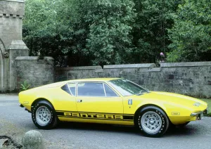 Front Three Quarters Prints: 1974 De Tomaso Pantera GP4
