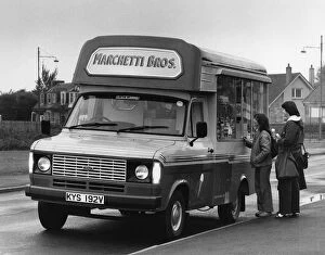 Seventies Gallery: 1979 Ford Transit ice-cream van. Creator: Unknown