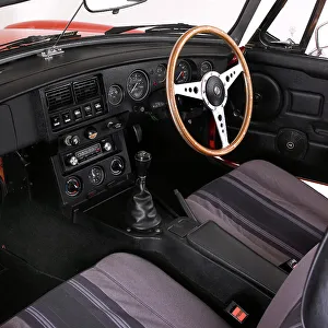 Dash Prints: 1980 MGB Roadster interior