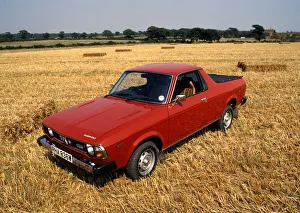 Truck Prints: 1981 Subaru MV BRAT pickup truck. Creator: Unknown