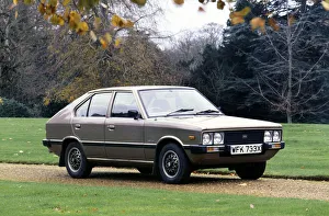Pony Prints: 1982 Hyundai Pony 1400 GLS. Creator: Unknown