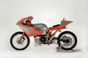 Yamaha Prints: 1985 Yamaha Electric dragster motorcycle