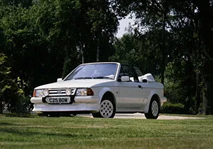 Retro Gallery: 1986 Ford Escort XR3i Cabriolet. Creator: Unknown