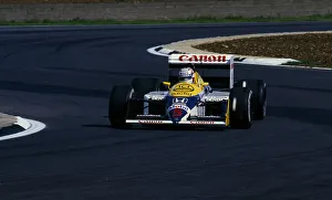 1987 British Grand Prix, Silverstone. Nigel Mansell wins in Williams FW11B 1987 British Grand Prix, Silverstone. Nigel Mansell wins in Williams FW11B