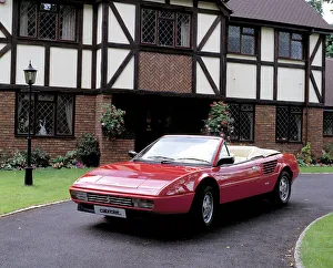 Front Three Quarters Prints: 1987 Ferrari Mondial 3.2 cabriolet