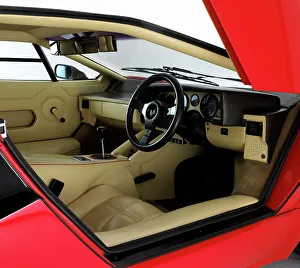 Seats Prints: 1988 Lamborghini Countach