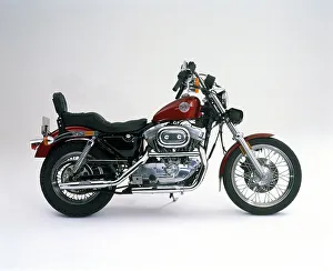 Stationary Prints: 1989 Harley Davidson 883 Sportster