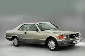 1990 Prints: 1990 Mercedes Benz 500 SEC