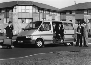 Indiana Prints: 1991 Ford Transit V. I. P. minibus with Indiana conversion. Creator: Unknown