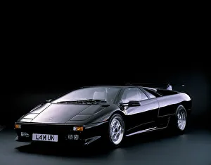 Front Three Quarters Prints: 1993 Lamborghini Diablo
