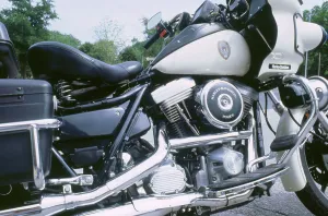 Petrol Tank Prints: 1994 Harley Davidson Police bike