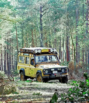 Forest Collection: 1995 Land Rover Defender, Camel Trophy. Creator: Unknown