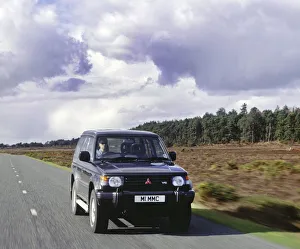 New Forest Prints: 1995 Mitsubishi Shogun 3. 5 V6. Creator: Unknown