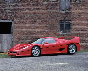 Front Three Quarters Prints: 1996 Ferrari F50