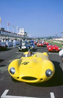 Goodwood Prints: 1998 Goodwood revival meeting. Jaguar D type, Martin Brundle