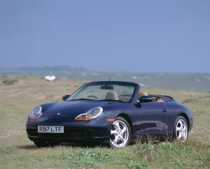 Front Three Quarters Prints: 1998 Porsche 911 Carrera cabriolet