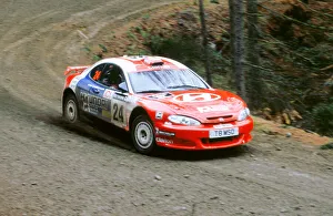 Rally Race Prints: 1999 Hyundai Coupe Network Q A McCrae