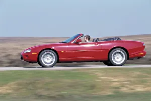 Man Driving Prints: 1999 Jaguar XKR