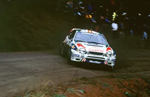 Cornering Prints: 1999 Toyota Corolla wrc, Carlos Sainz.Network Q Rally