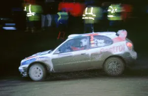 Cornering Prints: 1999 Toyota Corolla wrc, Carlos Sainz.Network Q Rally