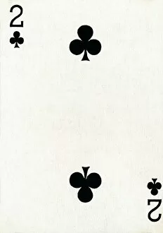 Deck Of Cards Collection: 2 of Clubs from a deck of Goodall & Son Ltd. playing cards, c1940