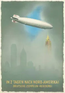 Aviation Prints: In 2 Days to North America! Deutsche Zeppelin-Reederei