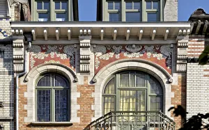 Brickwork Gallery: 20 Rue Ernest Laude, (1908-1909), c2014-2017 Artist: Alan John Ainsworth