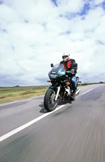 Low Angle Prints: 2000 Yamaha XJ 600s Diversion motorcycle