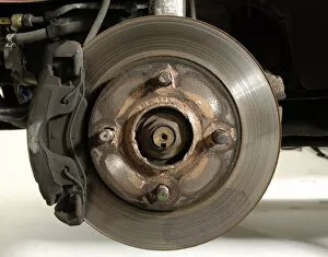Brake Gallery: 2001 Ford Ka brake disc. Creator: Unknown