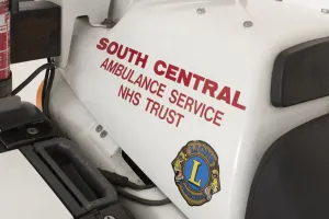 2001 Honda ST1100 Pan European Ambulance bike. Creator: Unknown